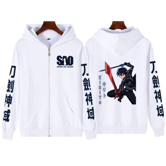 Sword Art hoodie Zipper