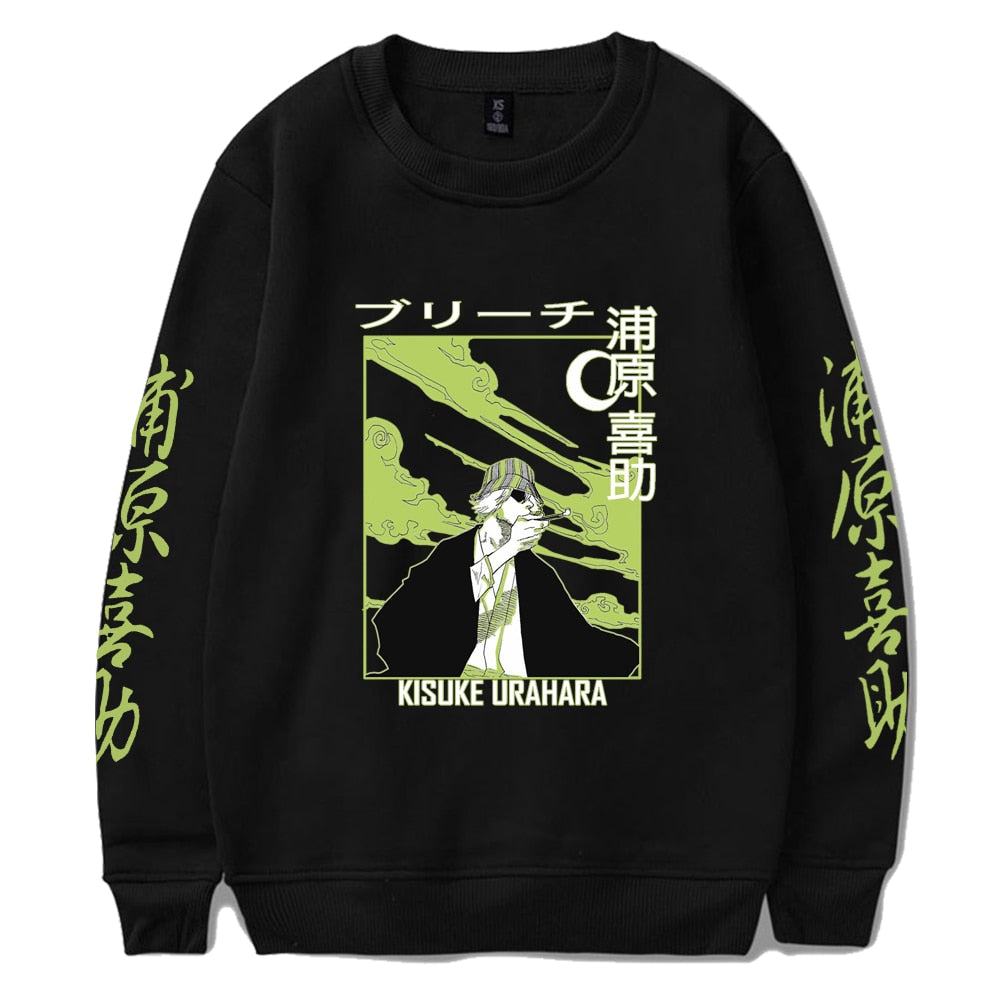 Bleach, pne piece and naruto characters hoodies