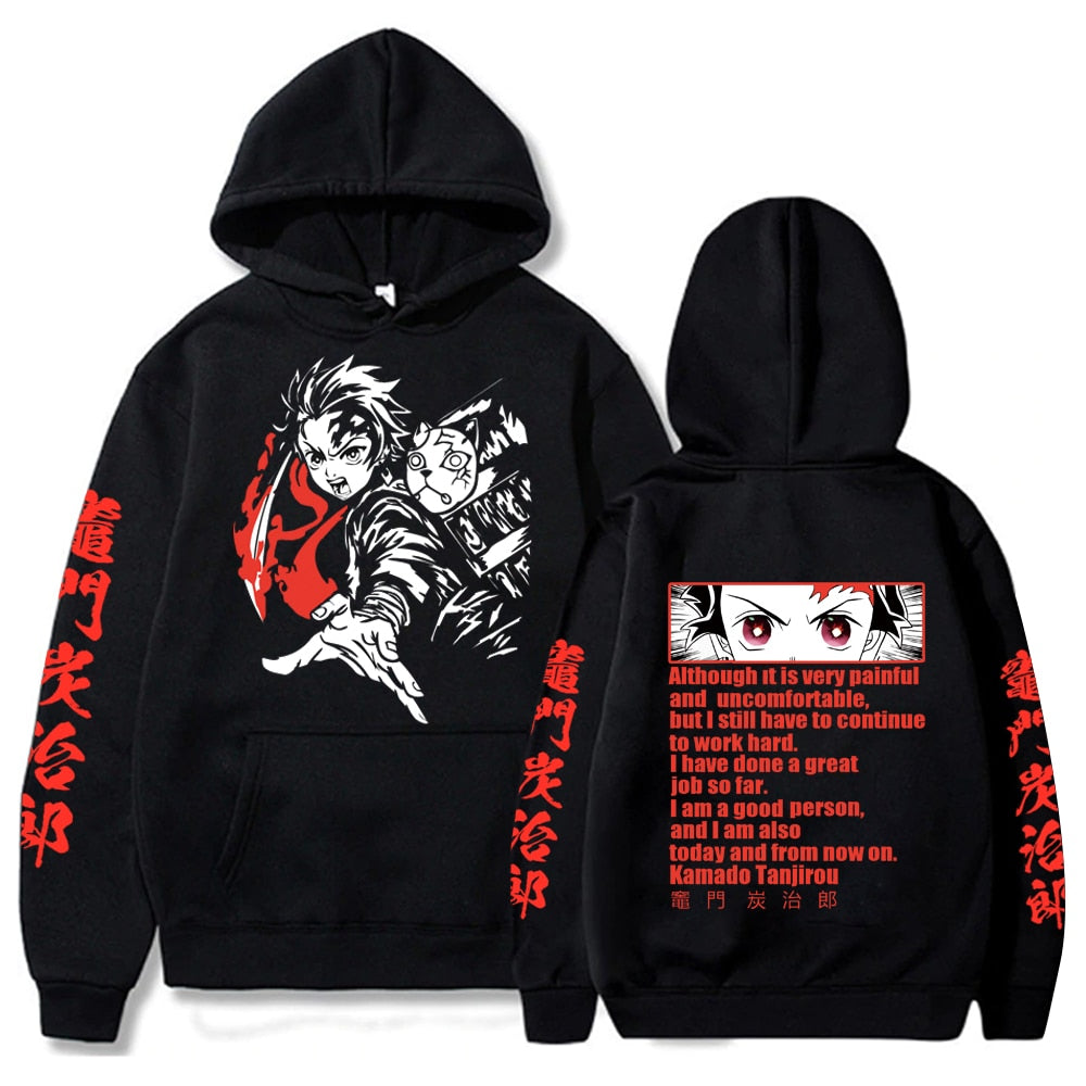 Demon Slayer characters hoodie