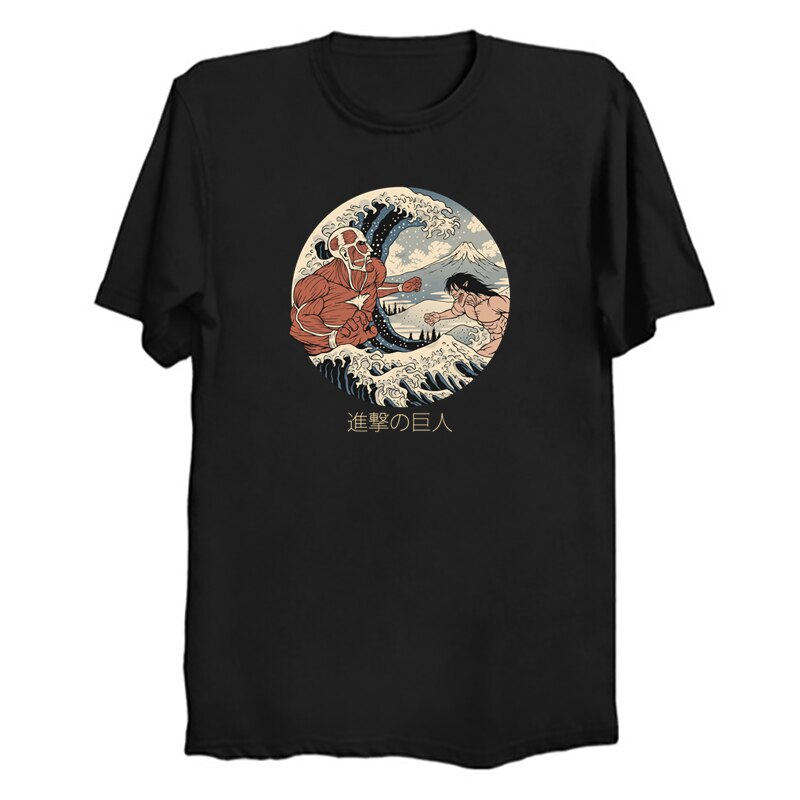 Levi, Mikasa, Erwin and Eren T-shirts.