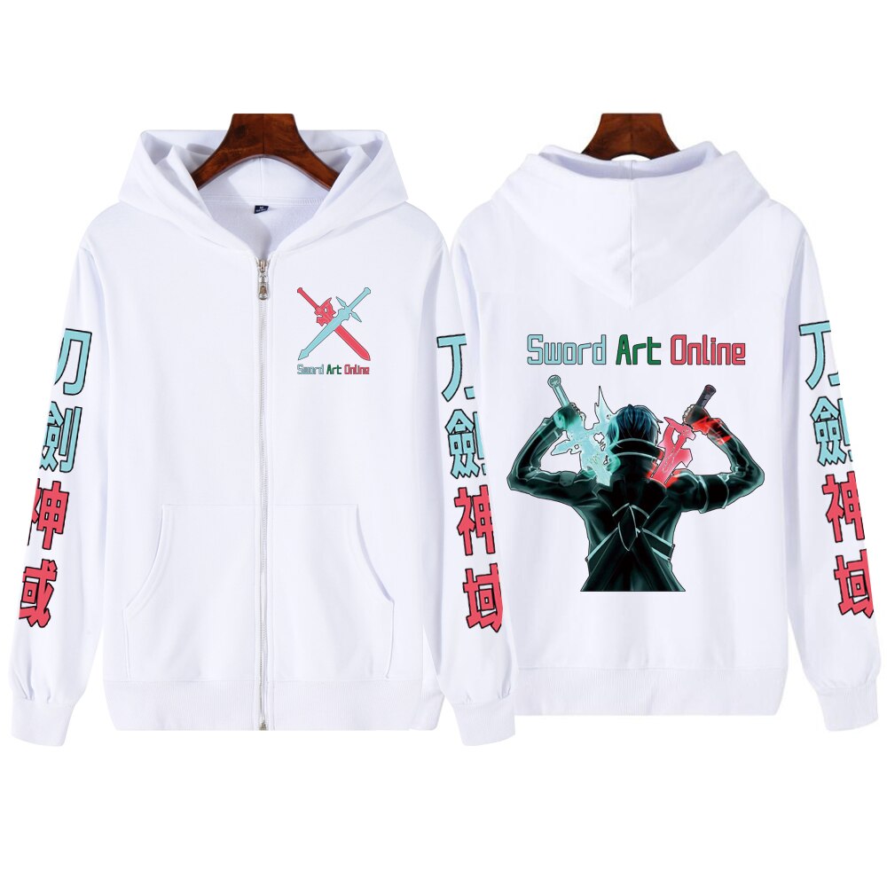 Sword Art hoodie Zipper